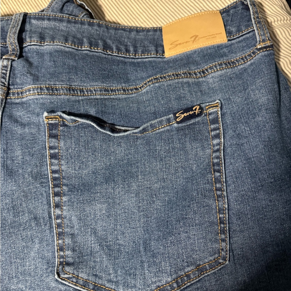 Seven7 Blue Denim Shorts